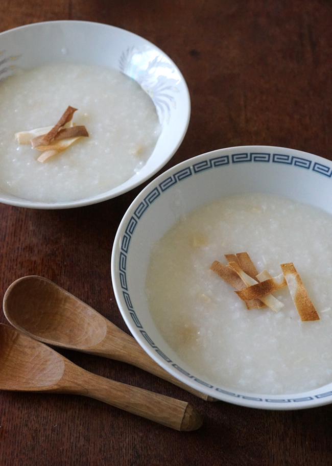 中華粥 レシピ 生米 ホタテ