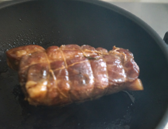 表面を焼きます