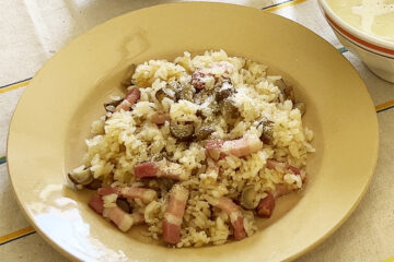 ごぼう ベーコン ピラフ