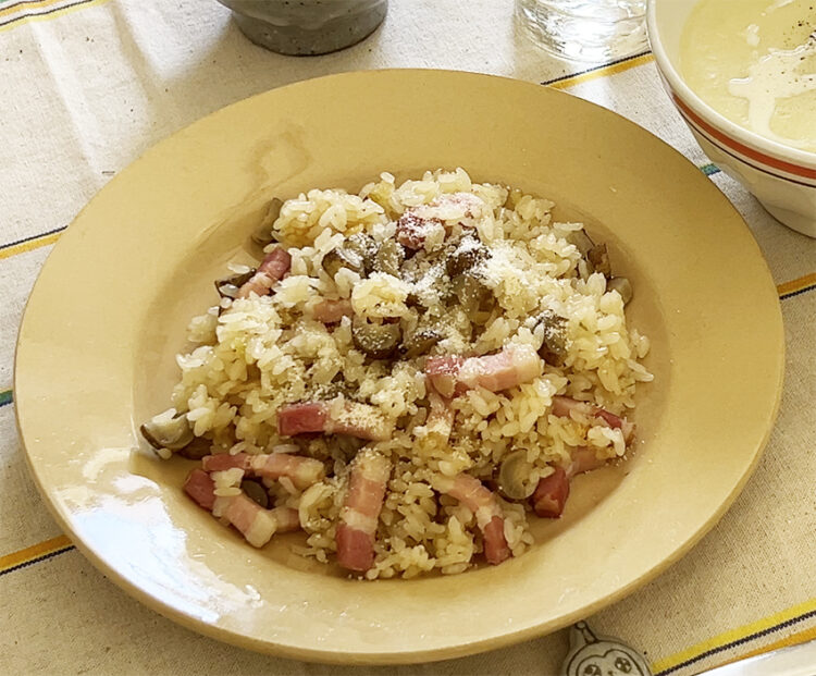 ごぼう ベーコン ピラフ