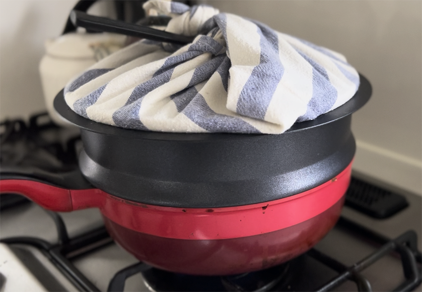 黒糖蒸しパン 蒸し器