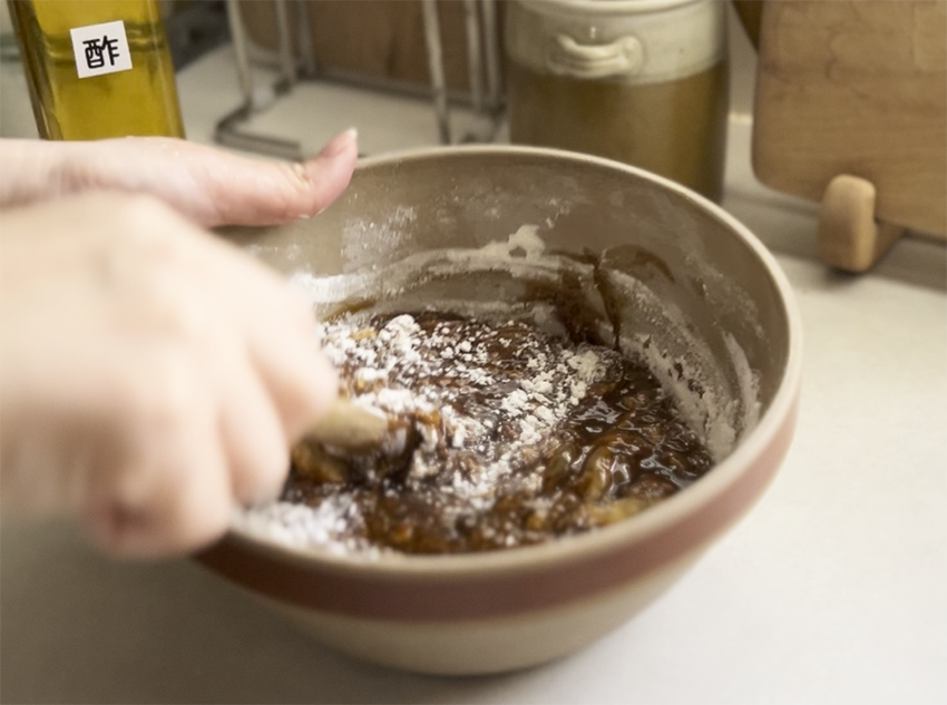 黒糖蒸しパン もちもち