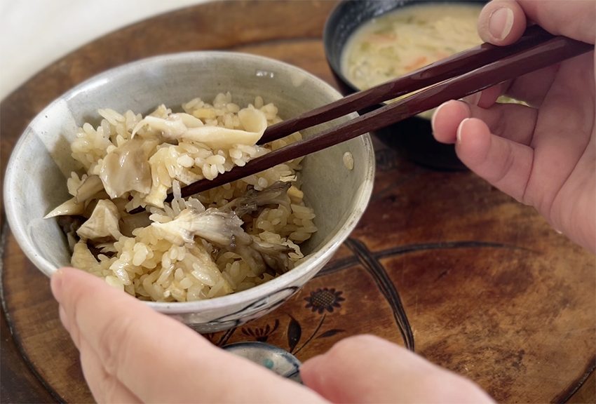 舞茸 ご飯 シンプル