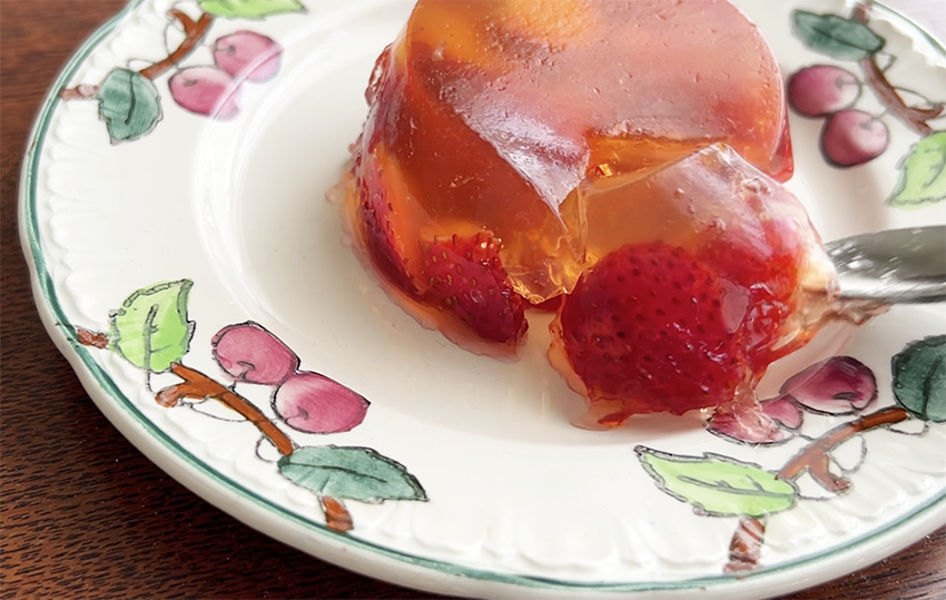 いちごゼリー ゼラチン