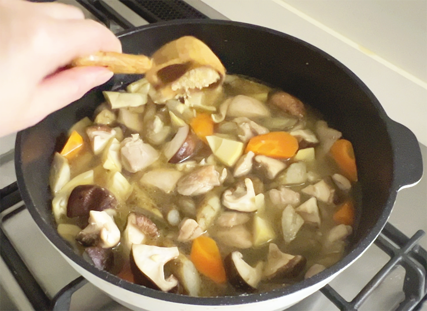 筑前煮-味付け