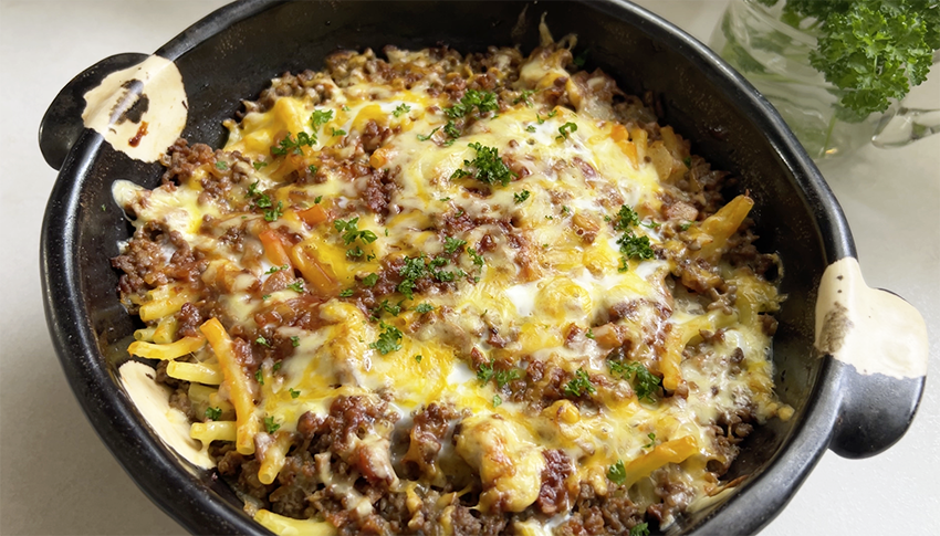 パスタ重ね焼きレシピ