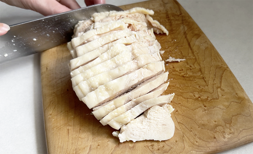 胸肉で作る茹で鶏